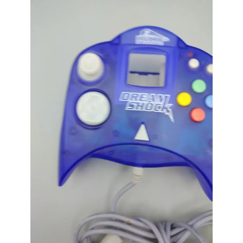 Pelican Accessories Dream Shock Blue Dreamcast Controller GREAT CONDITION